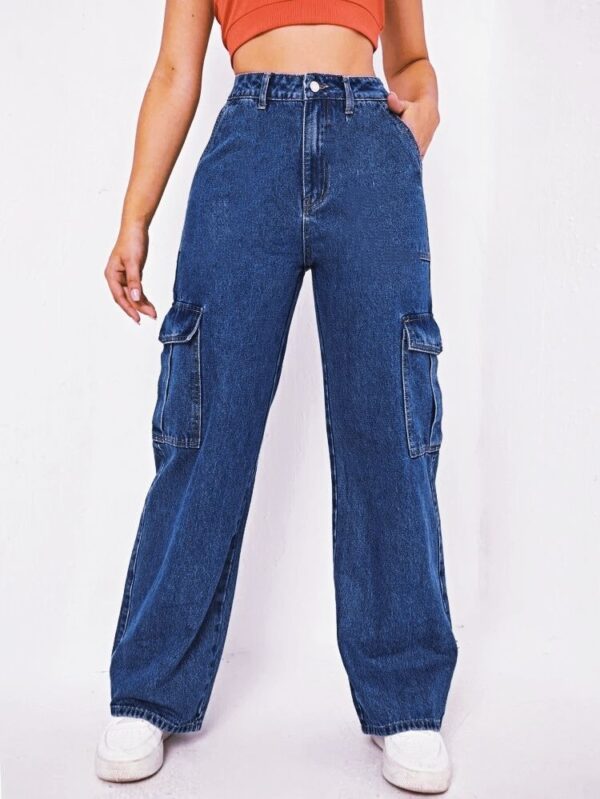 Retro Fit Flared pocket jeans