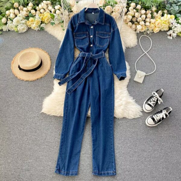 Tokyo denim jumpsuit