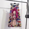 Pleated cartoon skirt