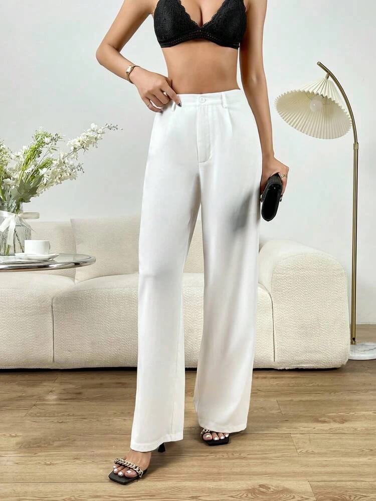 Zara High Waist Formal Trousers & Pants