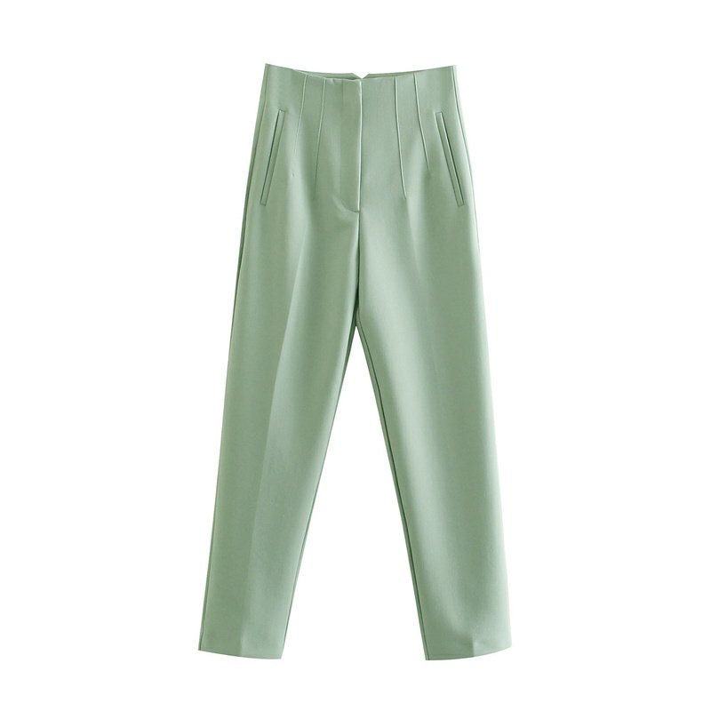 ZARA Wide Leg High Waisted Emerald Green Pants | Green pants, Clothes  design, Zara